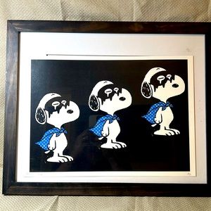 Snoopy  LV CAPE pop art print